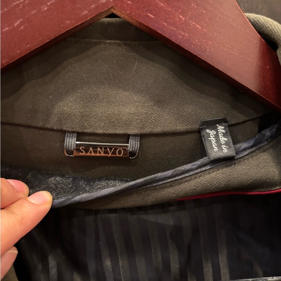 Sanyo Olive Green trench coat made in Japan size 44 regular - Picture 11 of 11